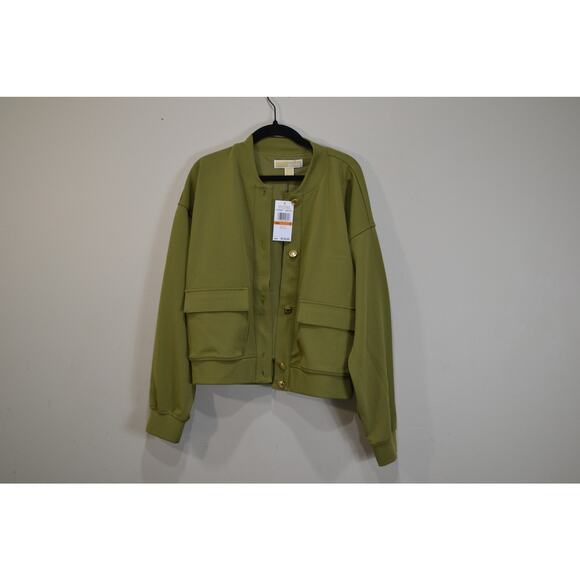 Michael Michael kors long sleeve light weight NWT small women's bomber jacket - Picture 1 of 10